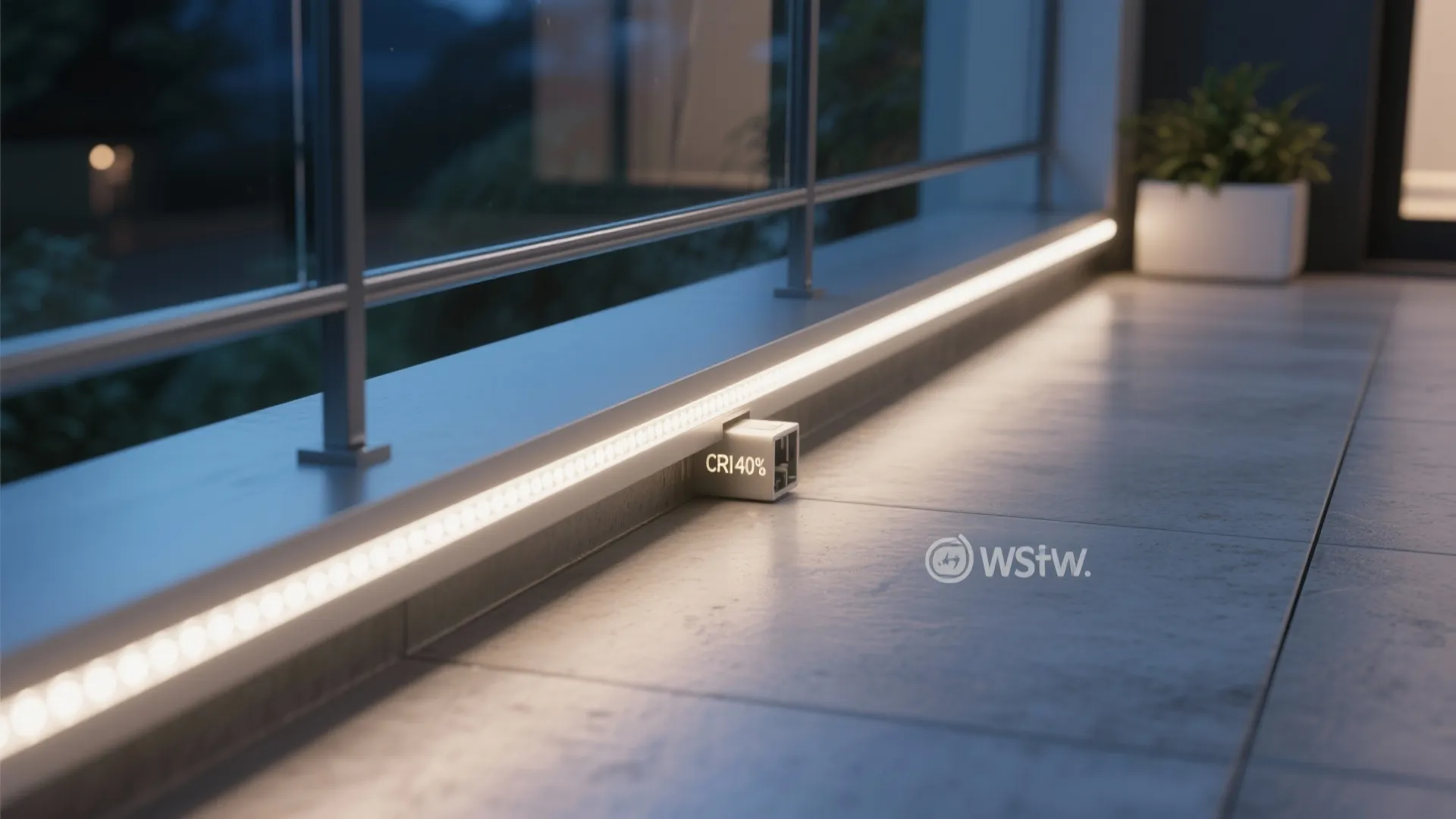 Waterproof LED Strips Under the Railing