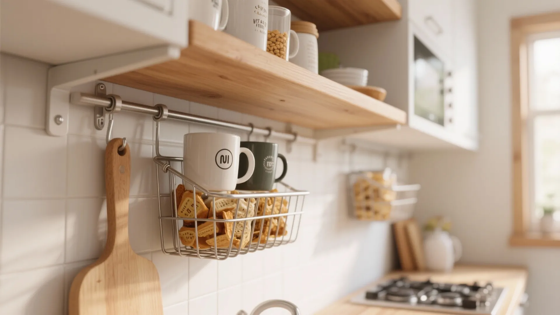6. Under-Shelf Baskets