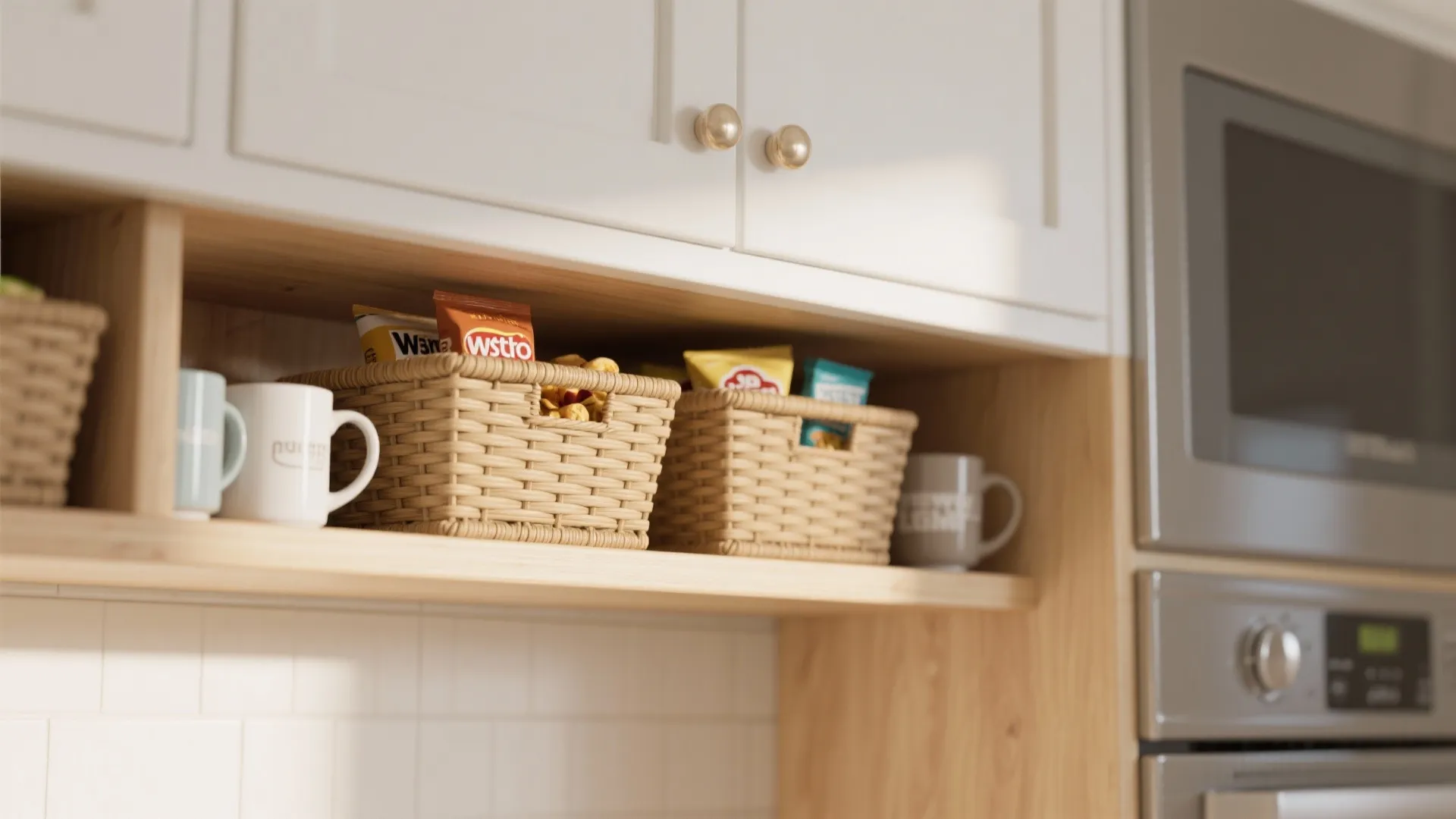 4. Under-Shelf Baskets