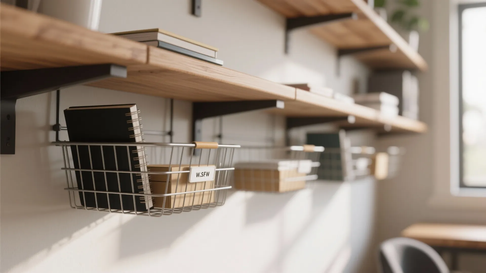 5. Under-Shelf Baskets