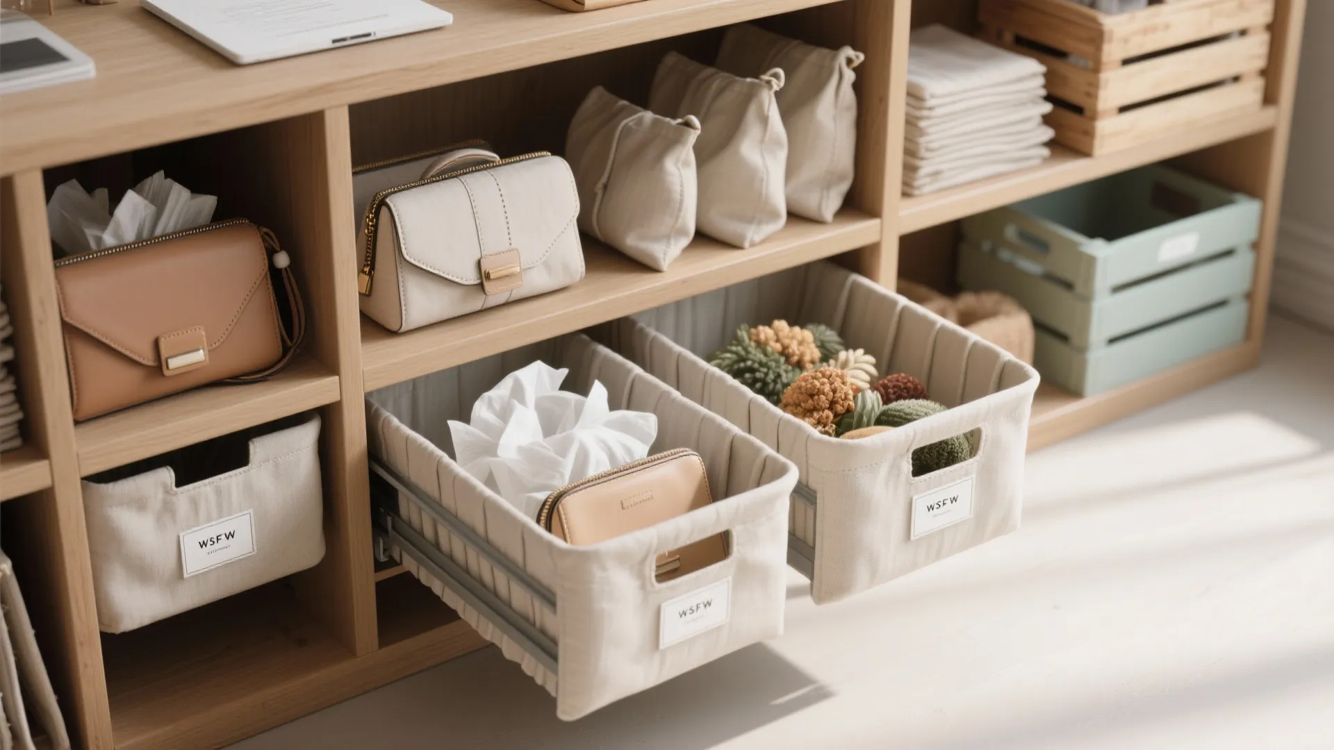 3. Under-Shelf Baskets and Drawer Dividers