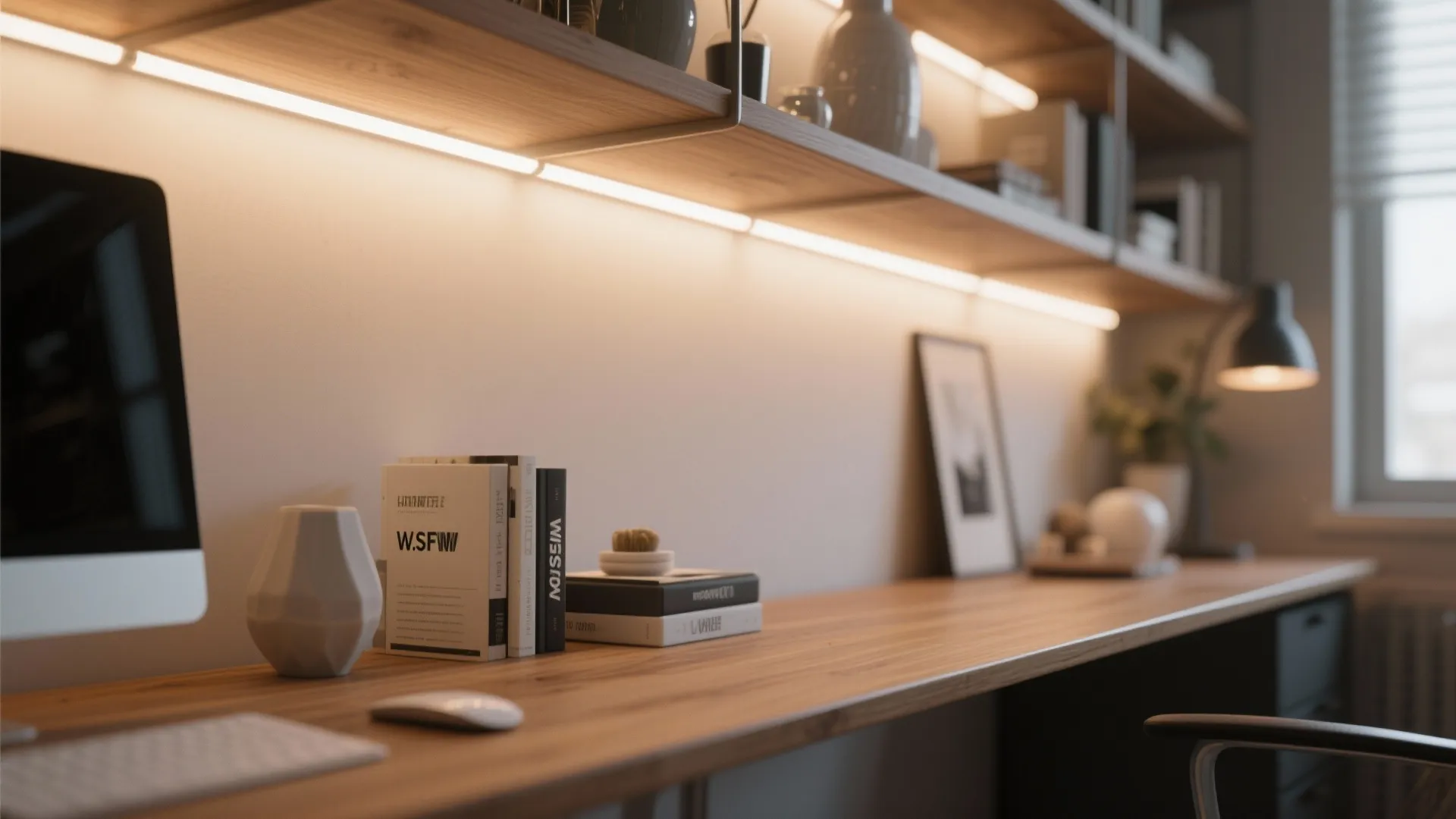 4. Under-Shelf LED Strips
