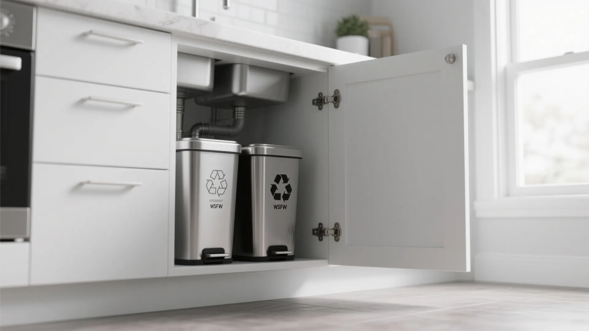 2. Under-Sink Double Bin