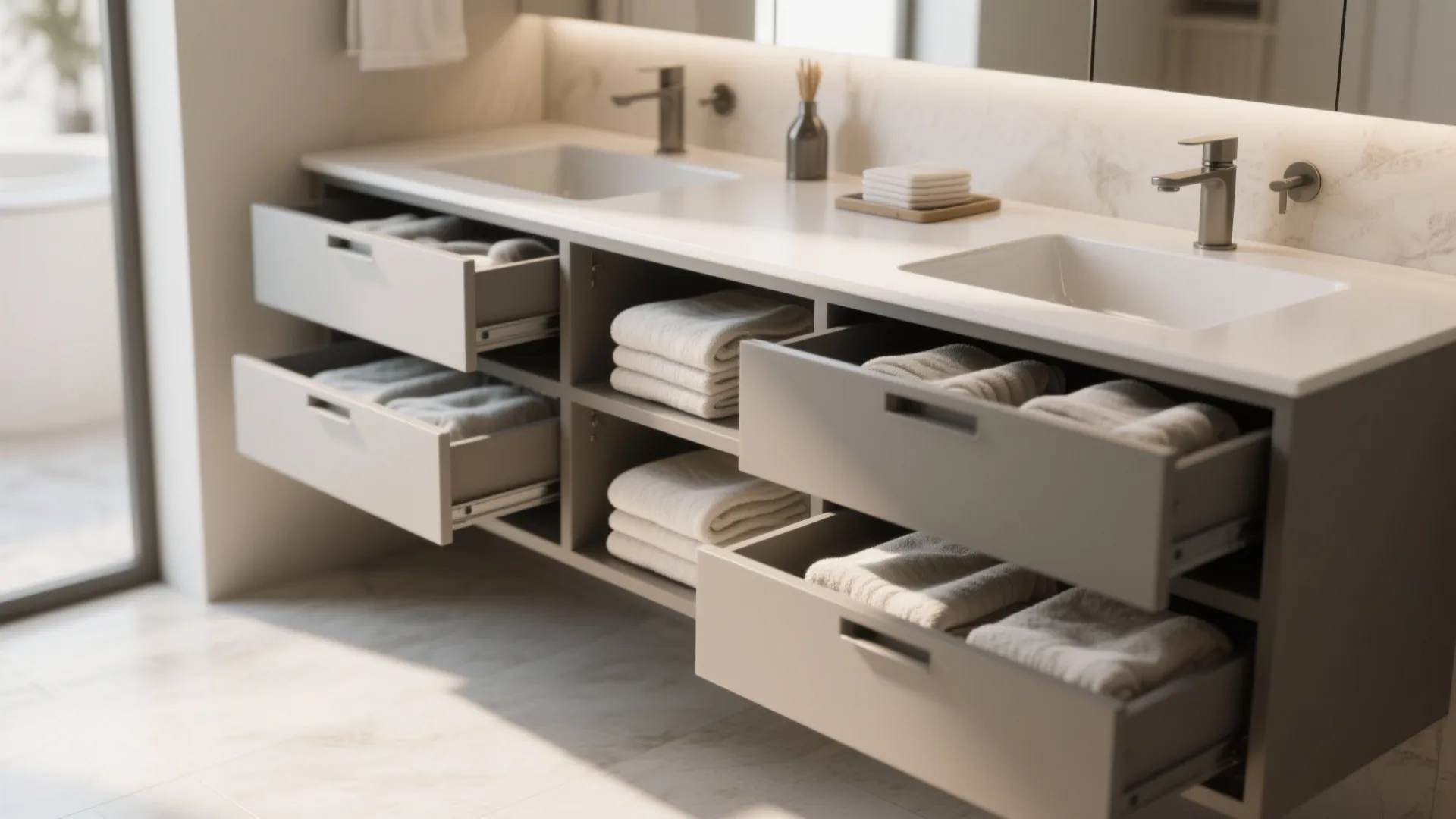 6. Under-Sink Drawers