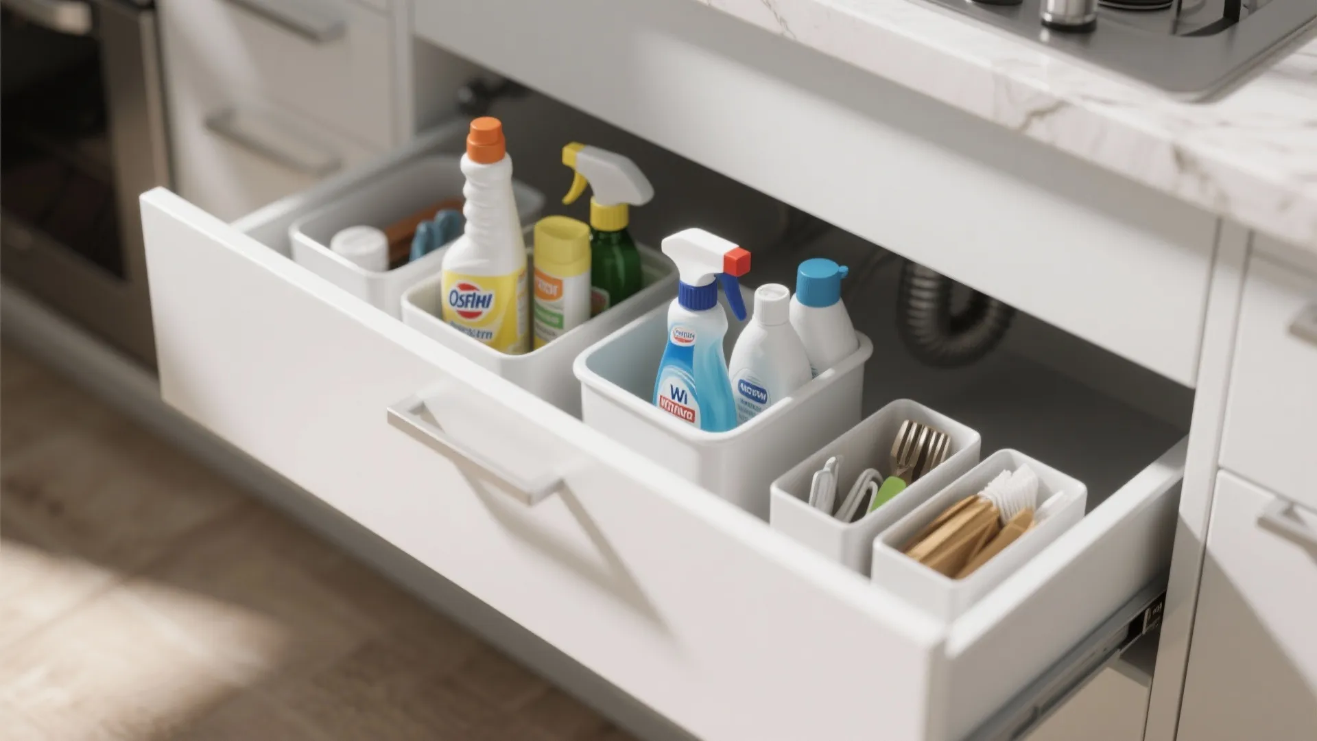 8. Under-Sink Drawers