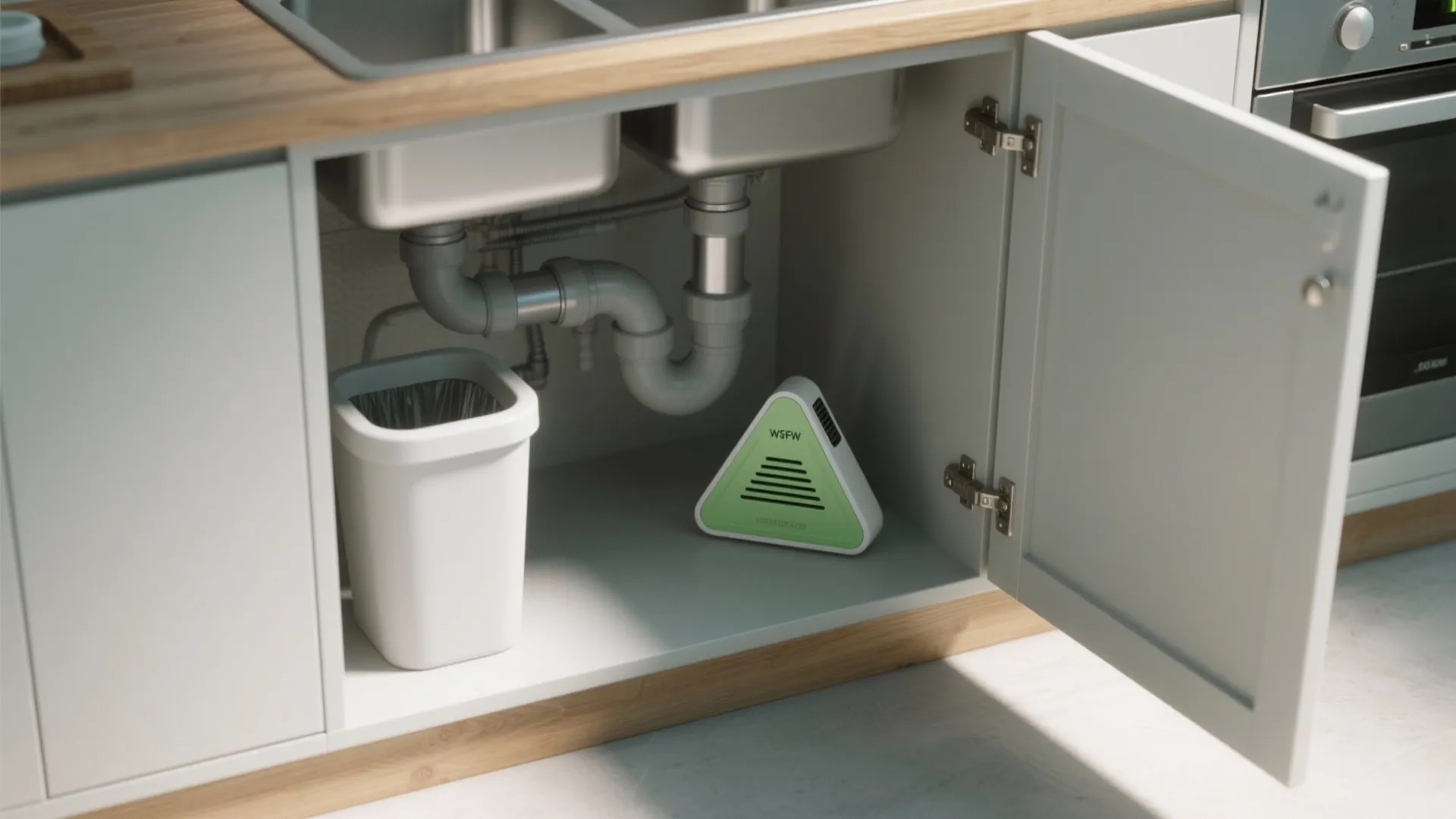 3. Under-Sink and Trash Corners