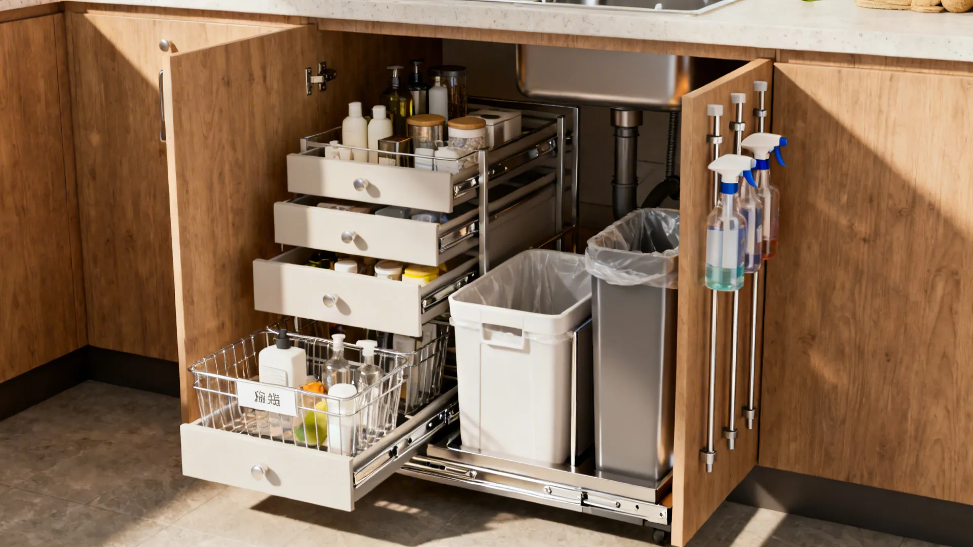 5 Smart Under-Sink Kitchen Storage Ideas