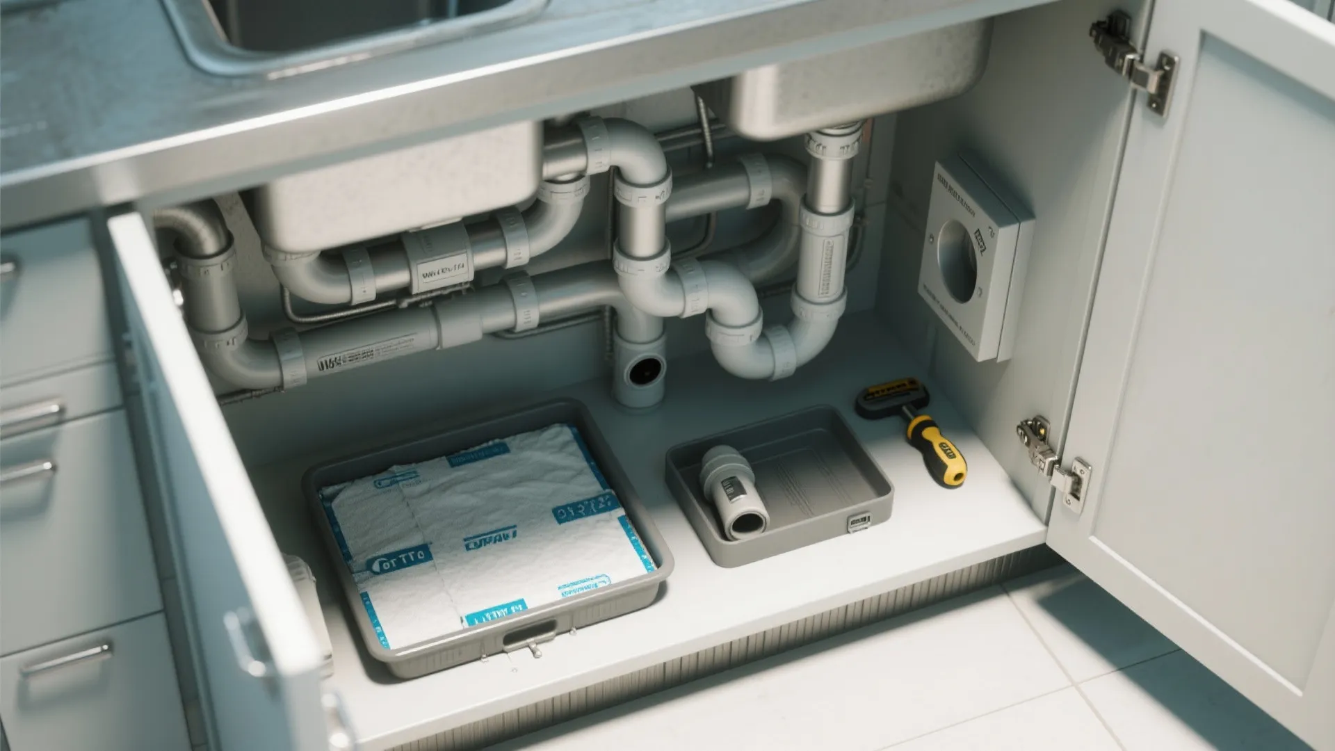 4. Improve plumbing and under-sink layouts