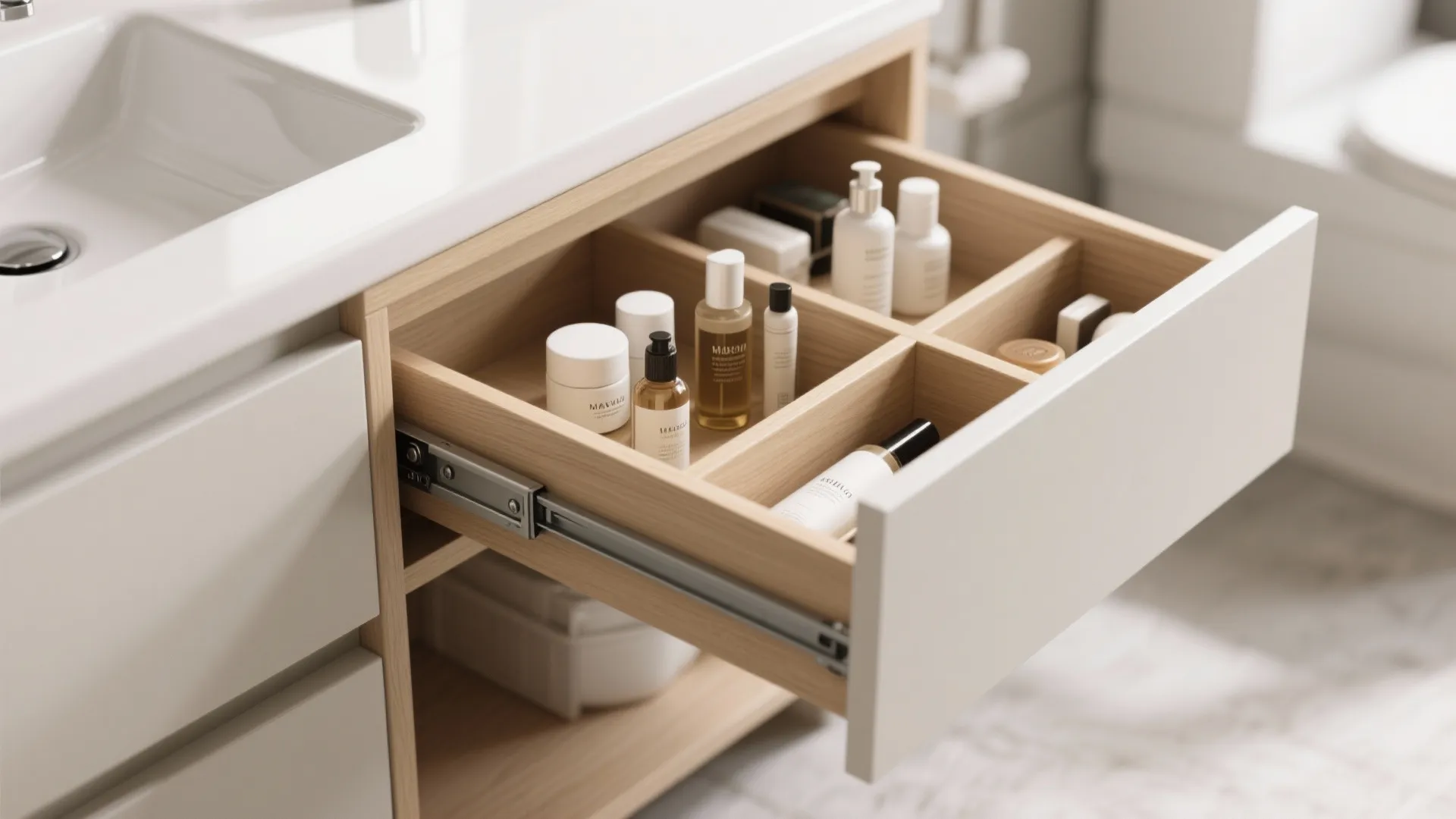 Under-sink pull-out drawers