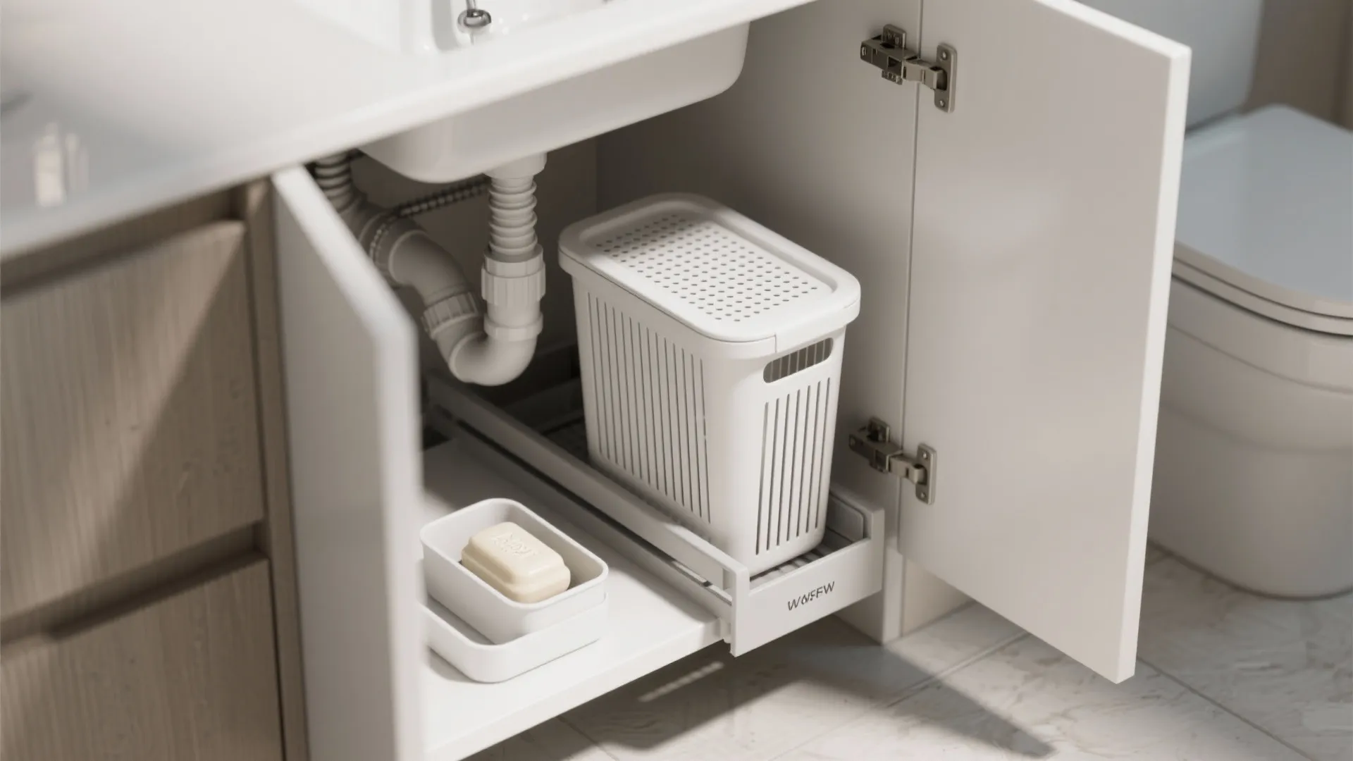 3. Under-sink pullout for quick loads