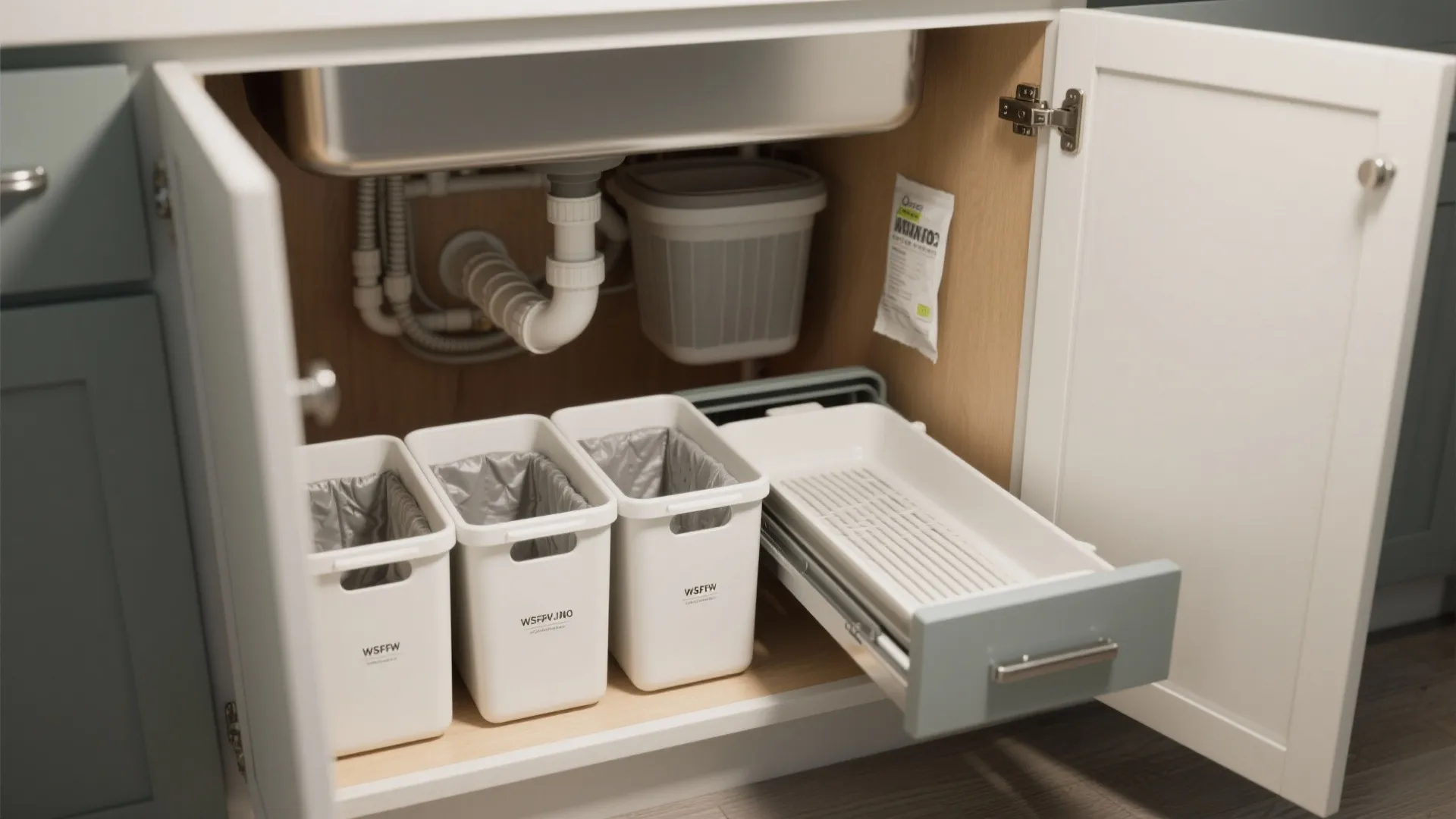 5. Under-sink multi-compartment system