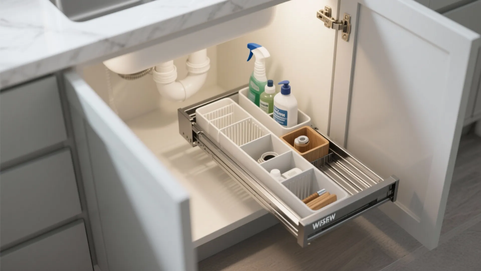 4) Under-Sink Pull-Outs and Smart Corner Solutions