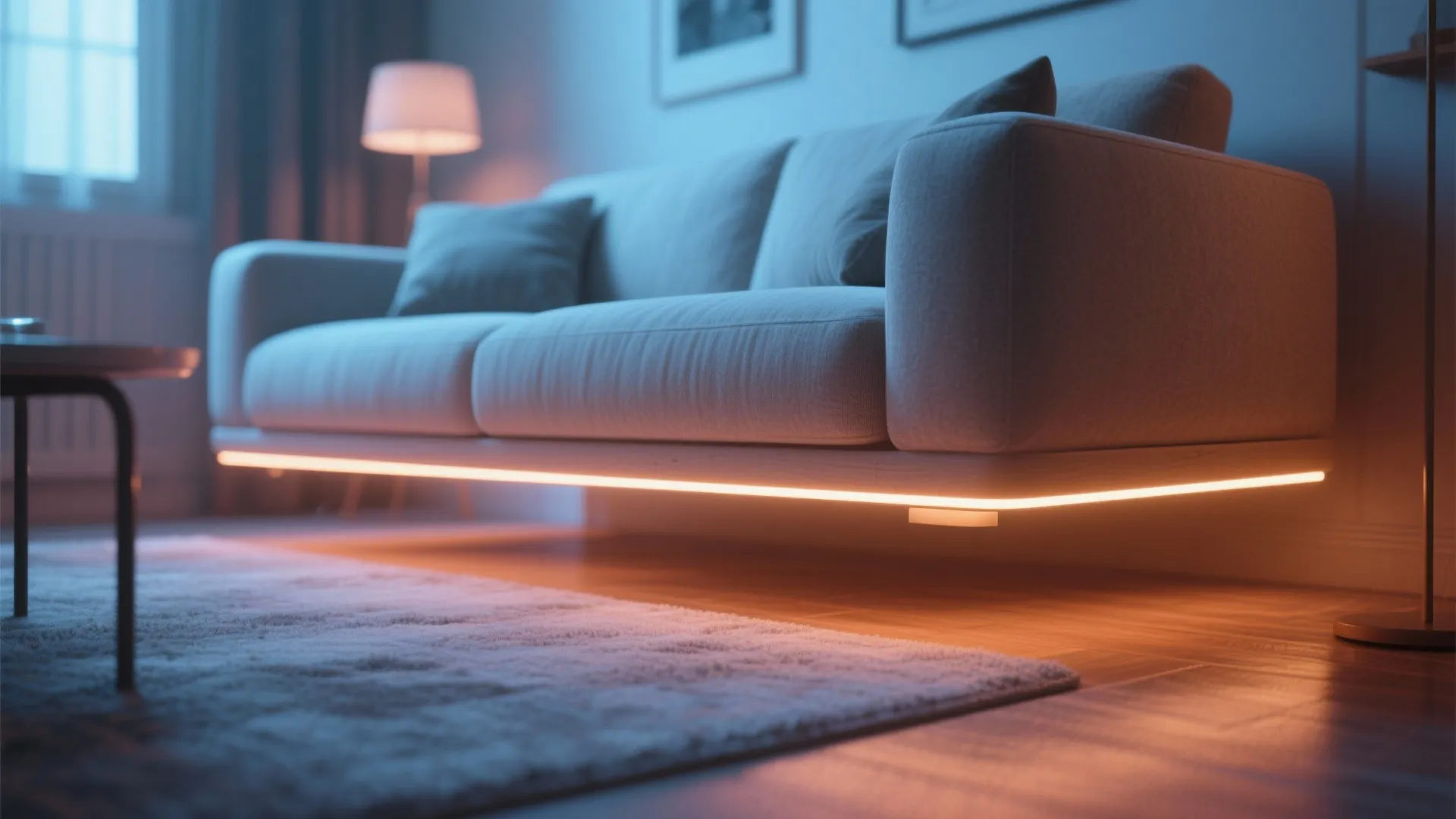 7. Under-sofa Glow
