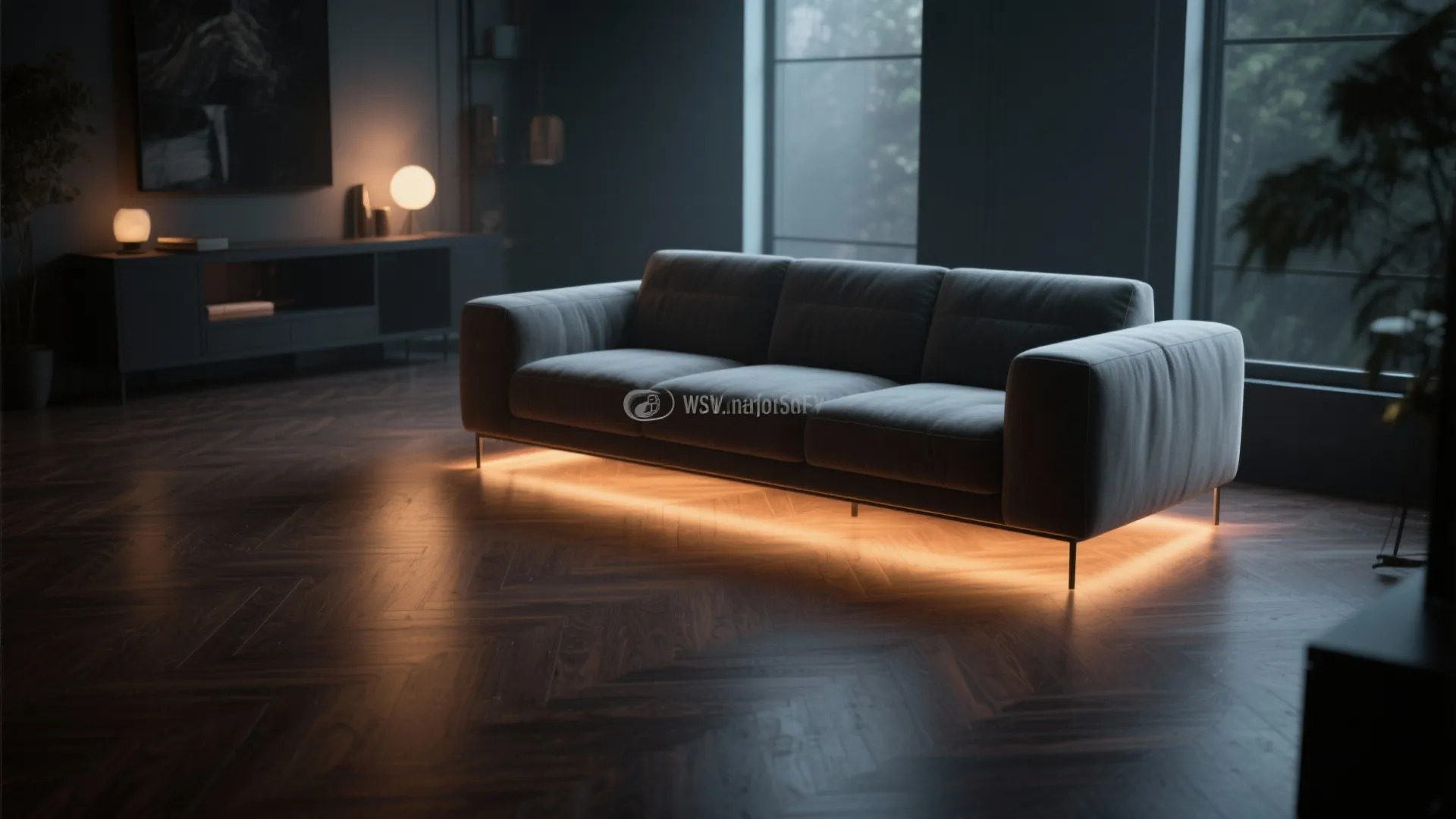 4. Under Sofa Lighting