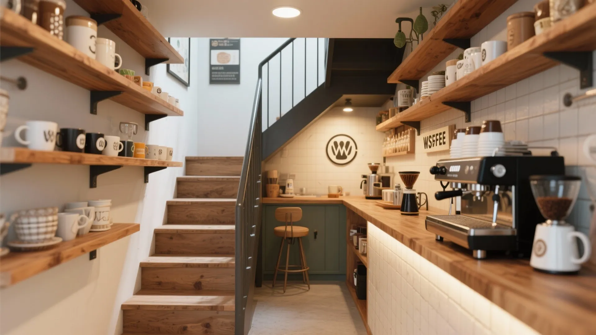 8. Under-Stair Coffee Station