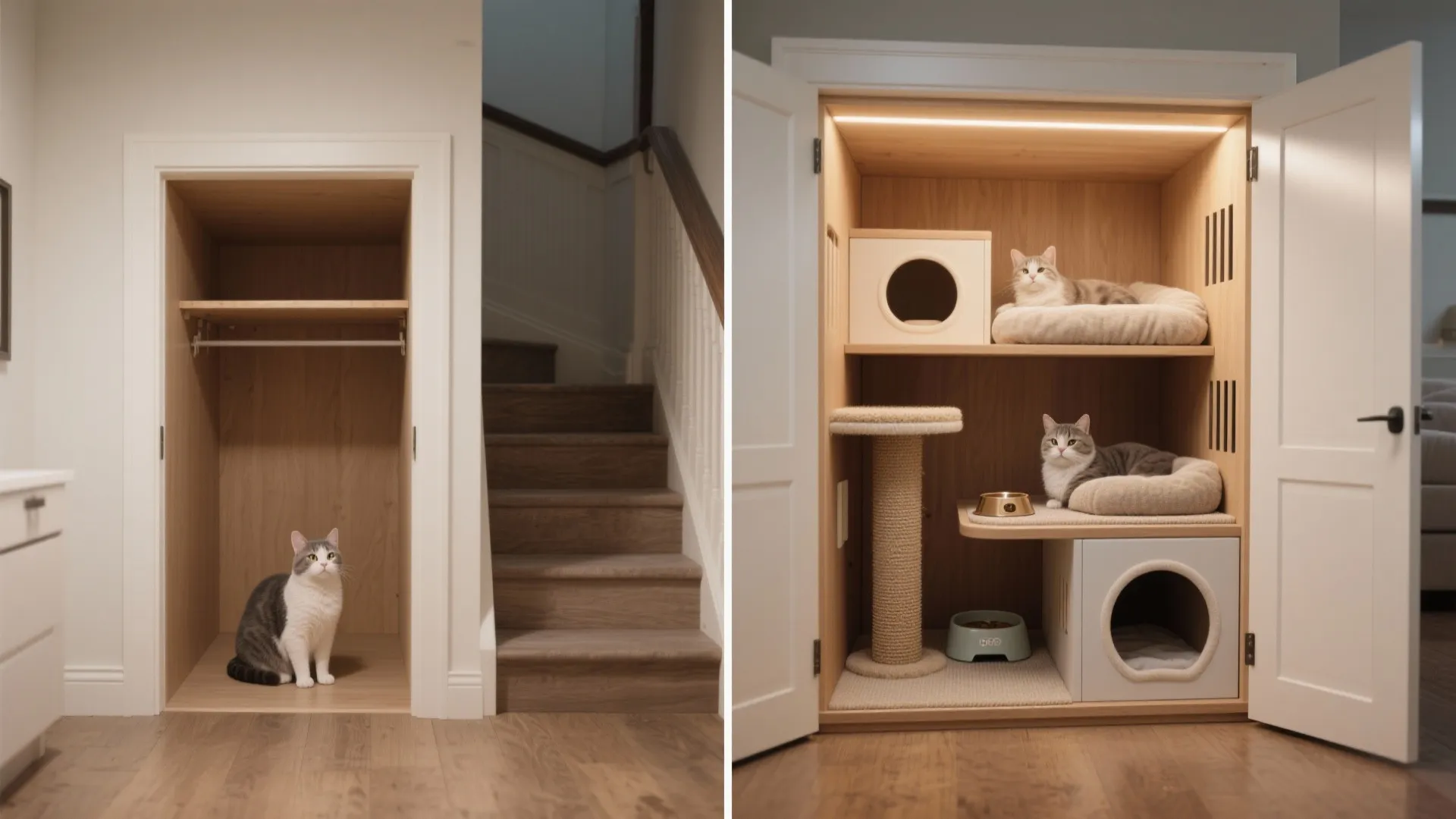 5. Closet or under-stair convert into a secret condo