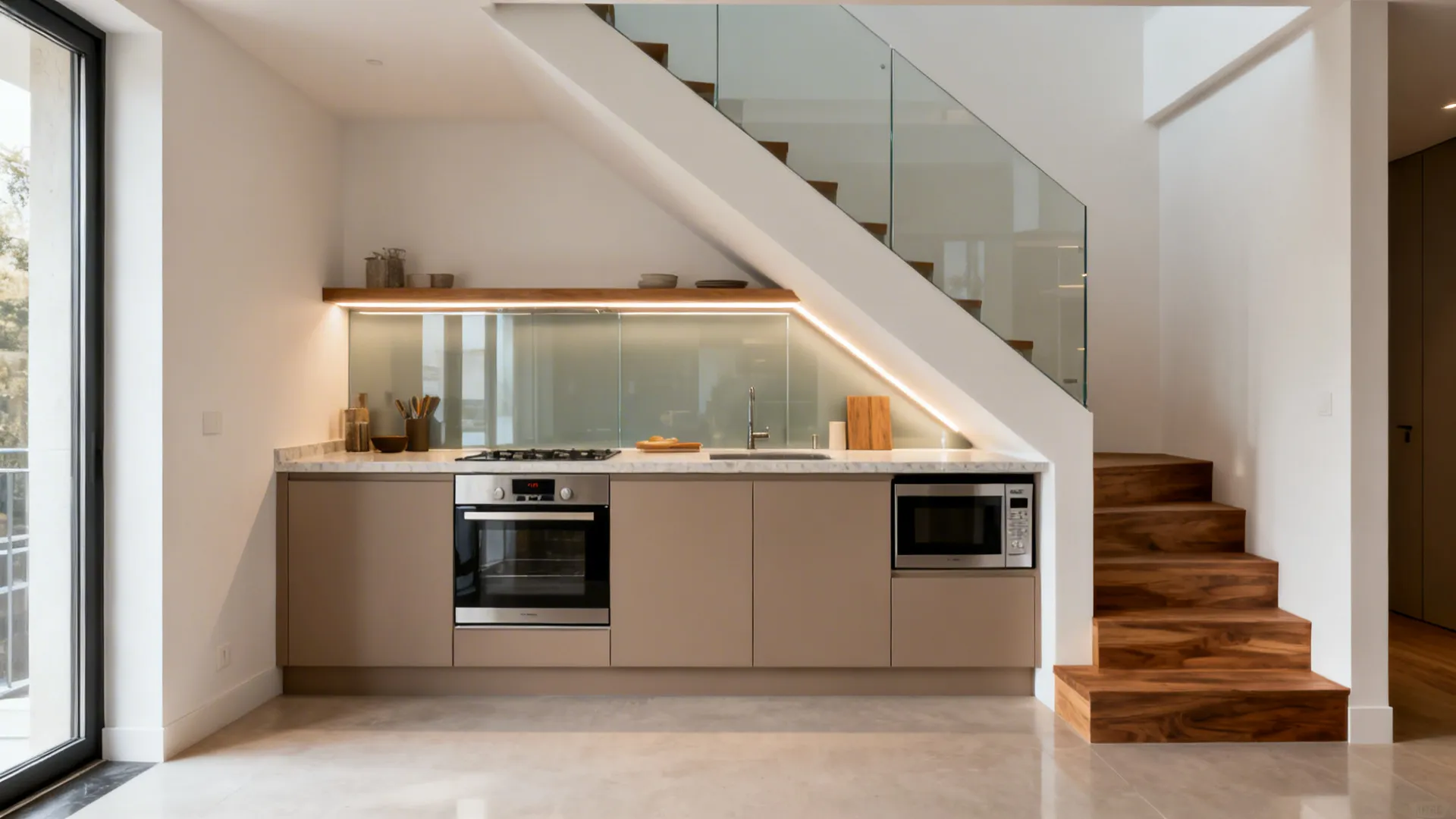3D Kitchen Under Stairs: 5 Smart Design Ideas