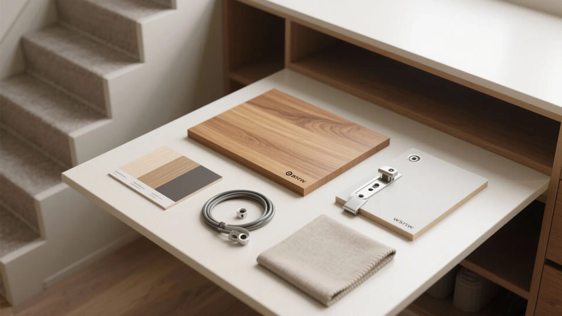 Under-stair built-ins that disappear