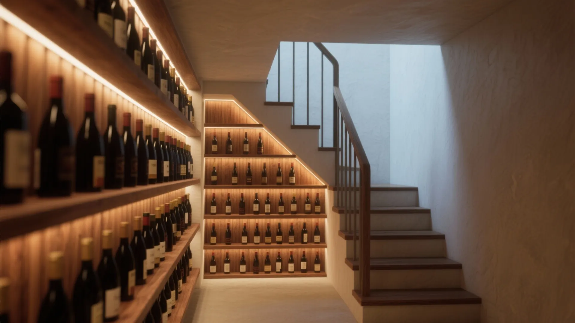 2. Under-Stair Wine Nook