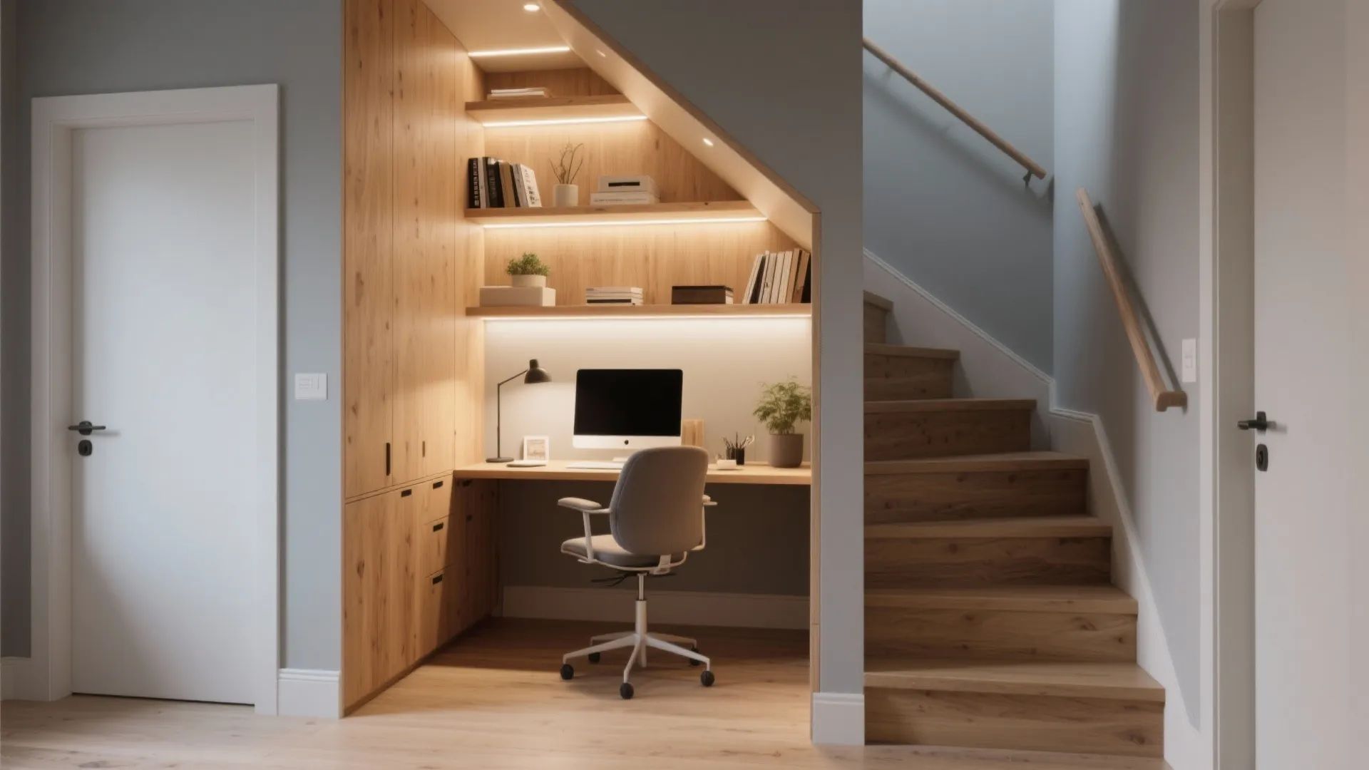 6. Under-Stair Workspace