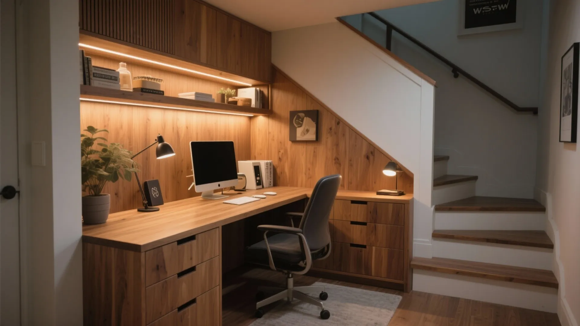 8. Under-Stair Workspace