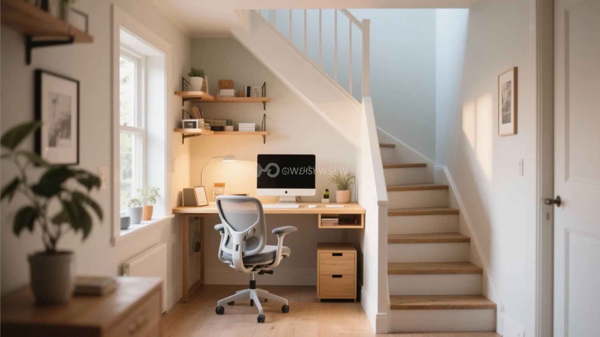 7. Under-Stair Workstation