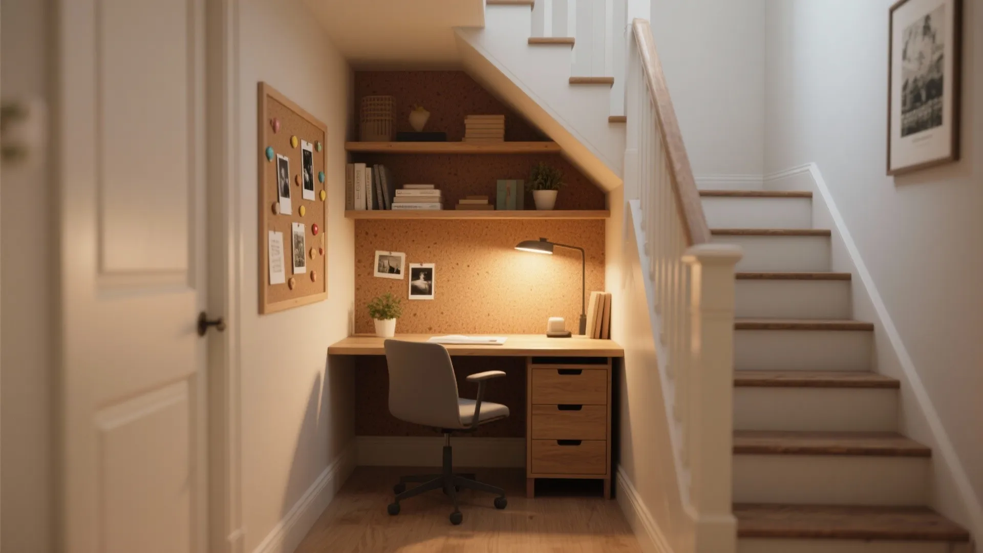 7. Under-Stair Home Office