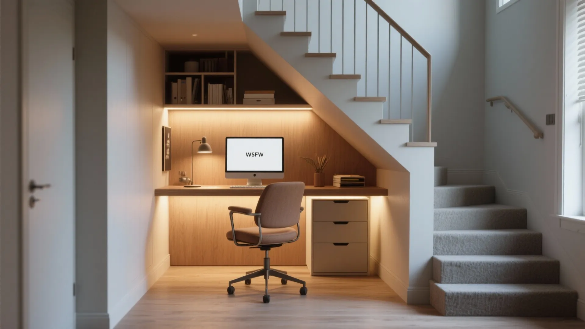 4. Under-Stair Office Nook