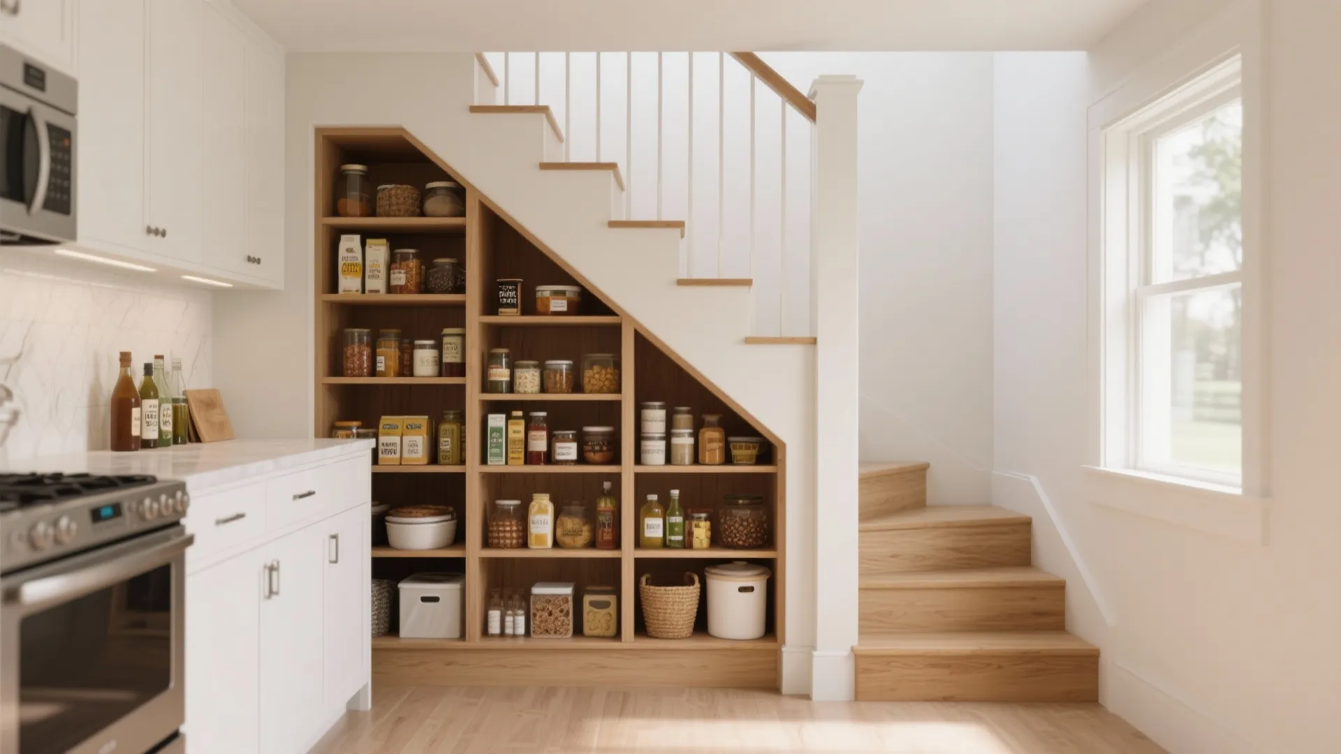 9. Under-Stair Pantry