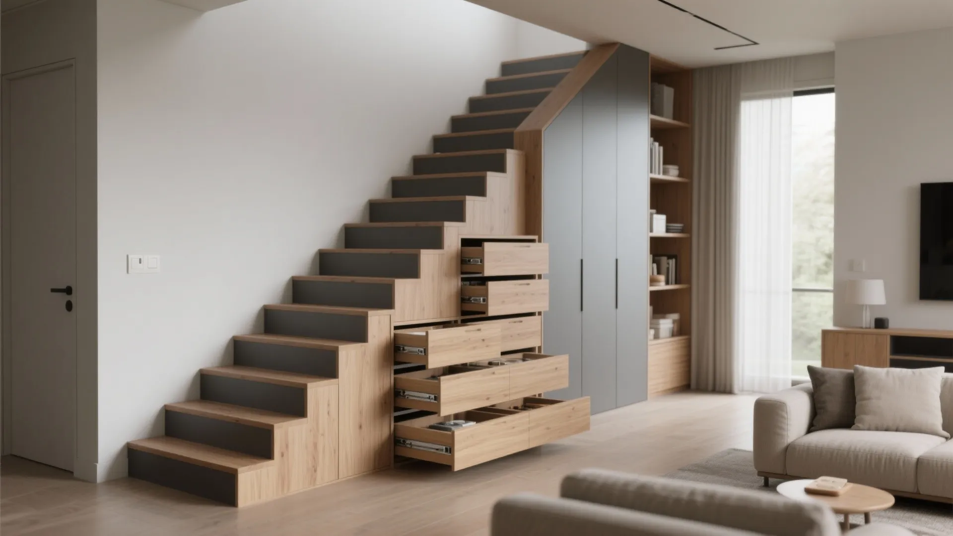 1. Under-stair built-in storage