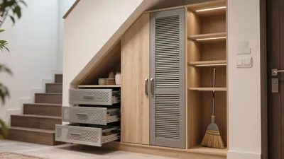 Under-Stairs Storage Cabinet Design – Smart & Stylish Organization