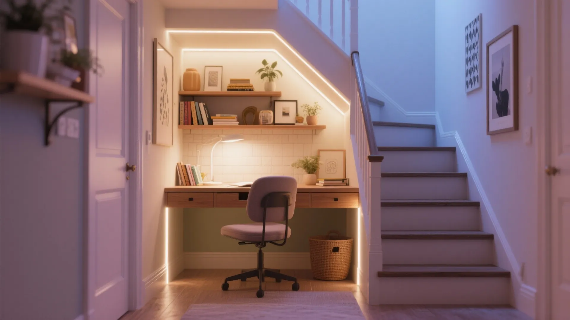 Under-Stair Study Nook