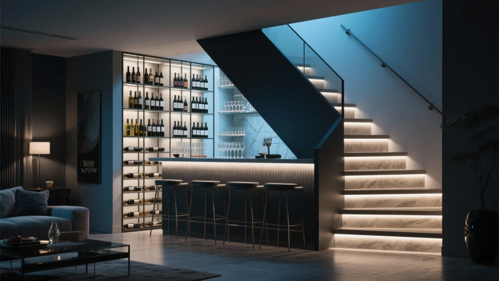 9. Under-Stair Wine Bar