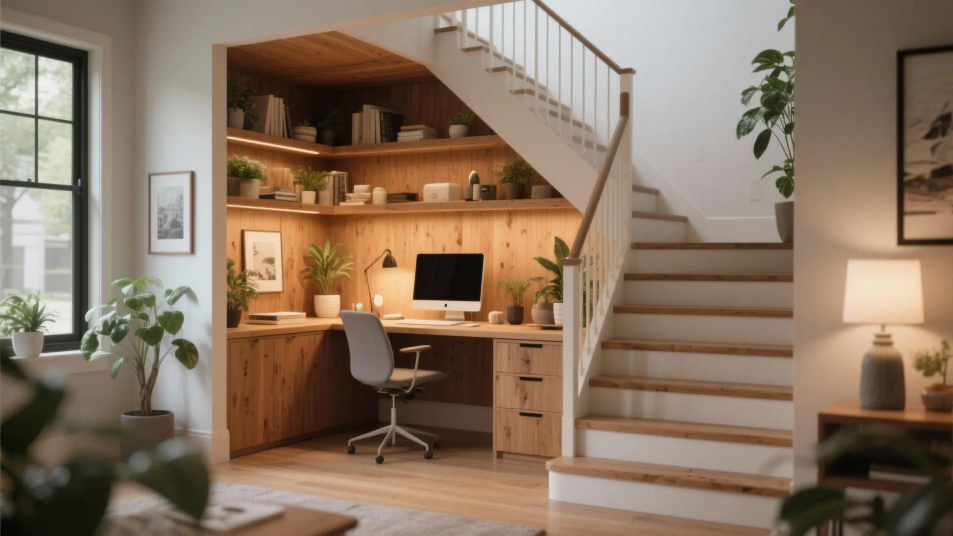 2. Under-stair Workspace