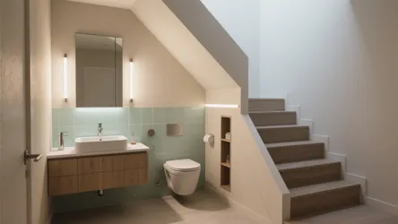 5 bathroom under stairs design ideas