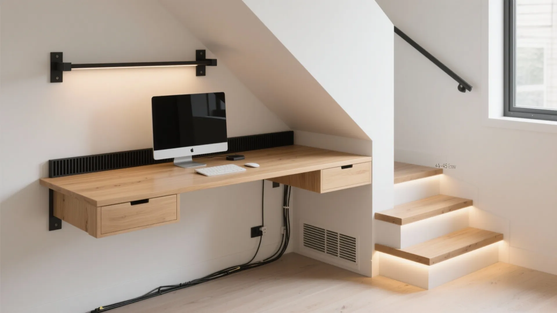 Tip 1: Borrow the Space Under Your Stairs