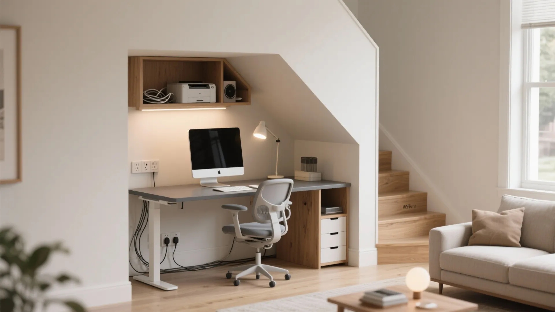 Stair Task 5 under-stairs ideas in the living room