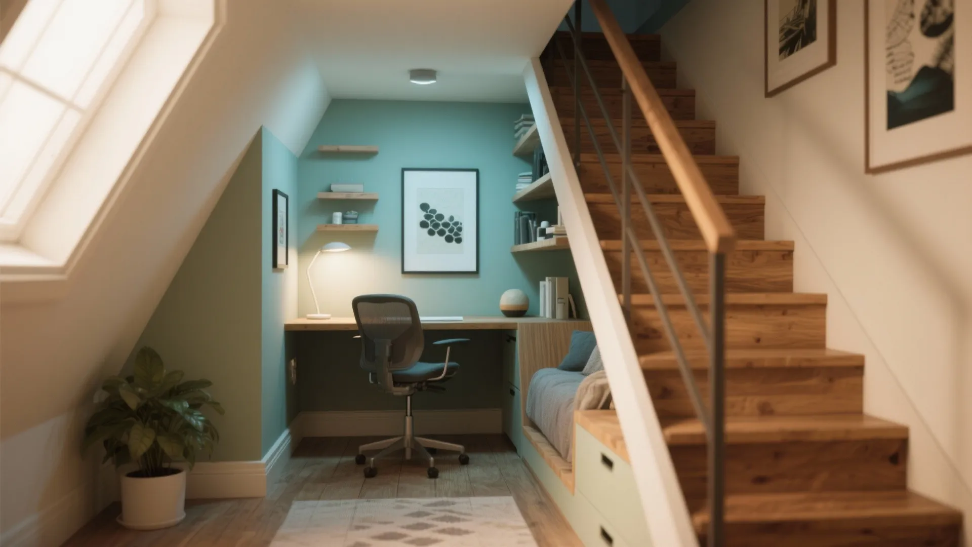 5. Use the Dead Space Under Stairs