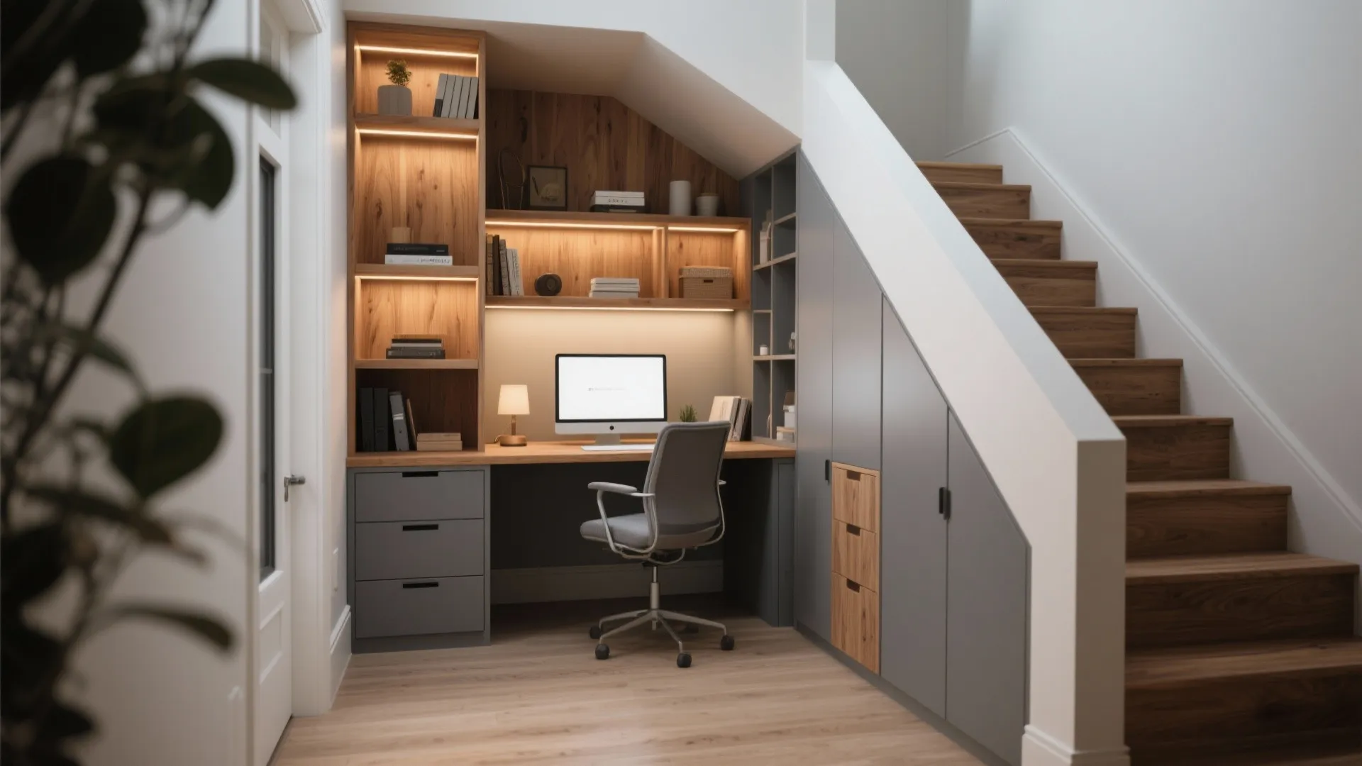 3. Under-the-Stairs Nook