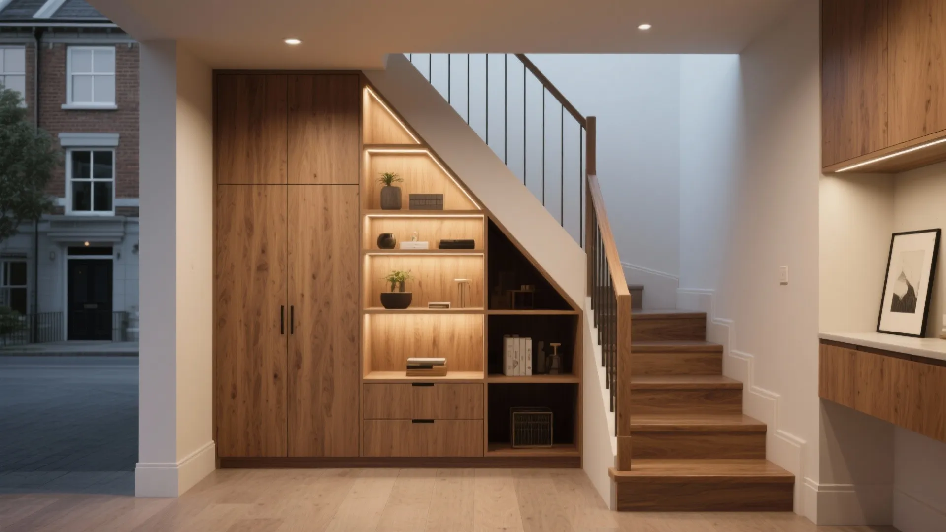 8. Under-Stairs Built-In