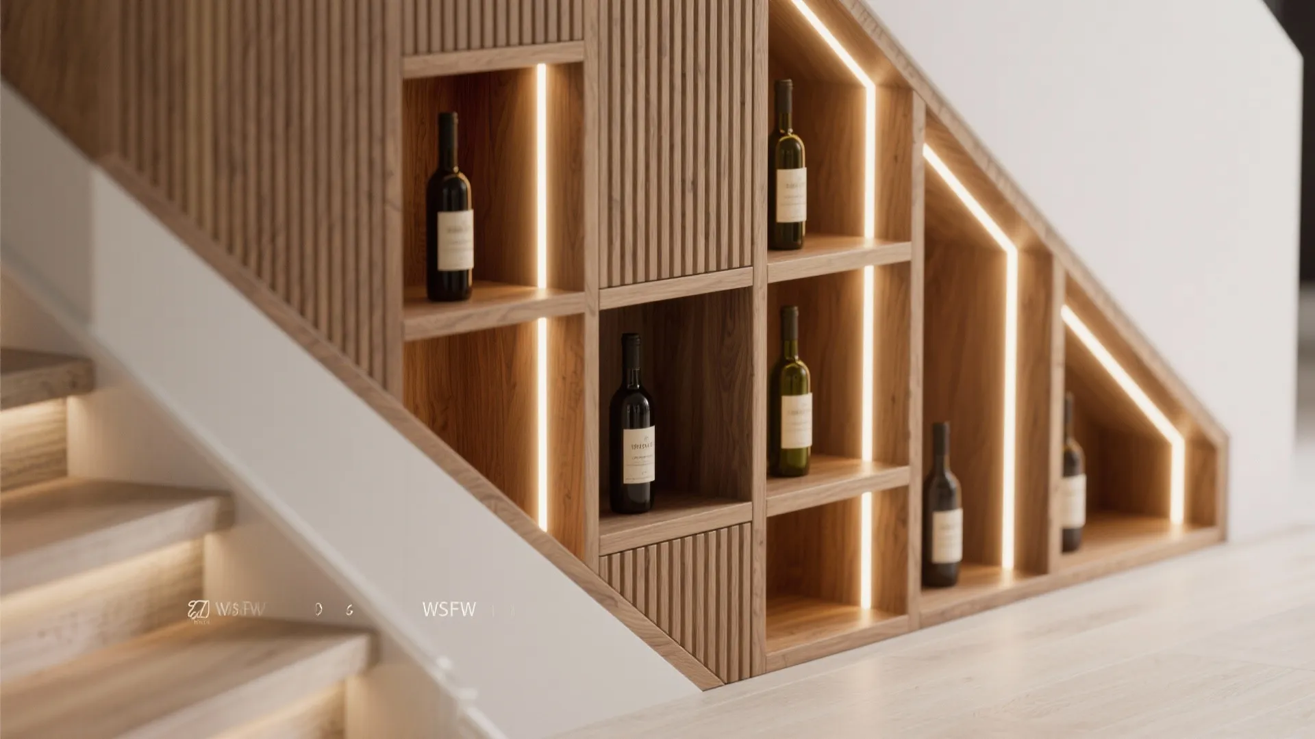 Wine Display or Art Niche with Lighting