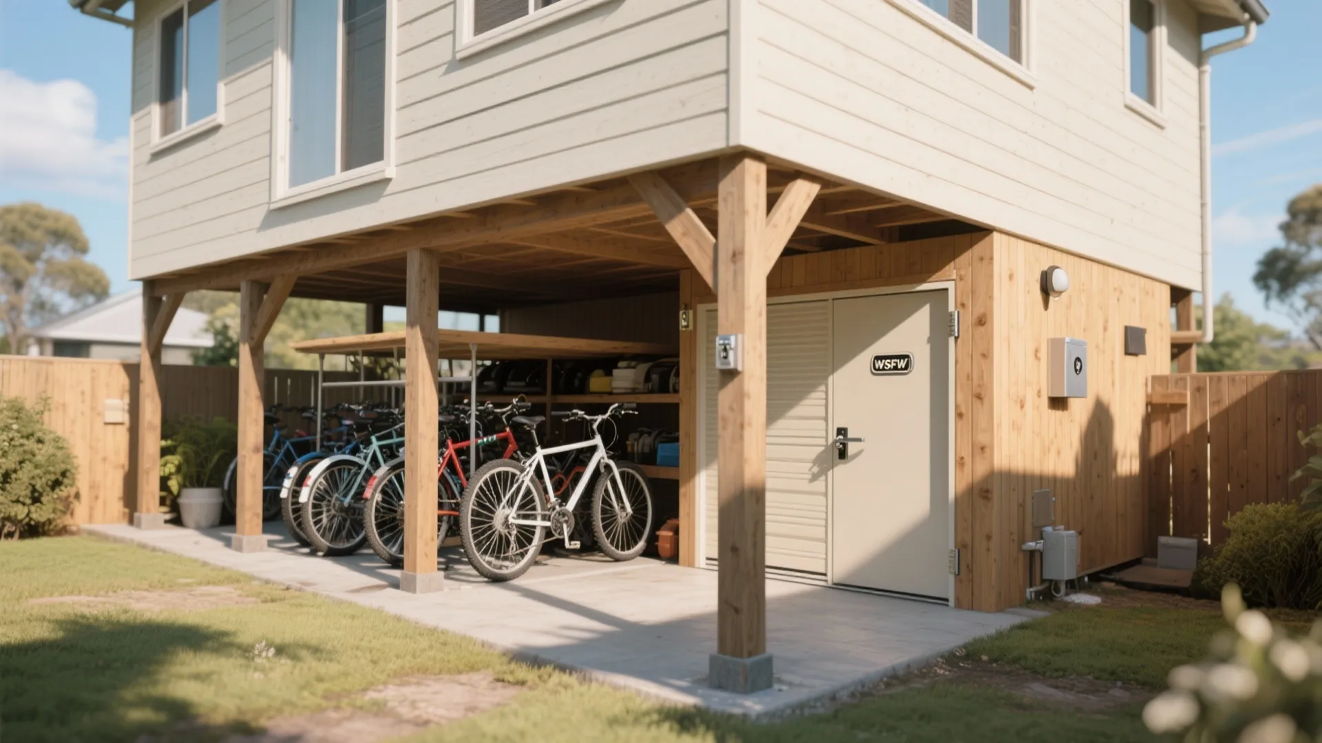 3. Under-stilt storage