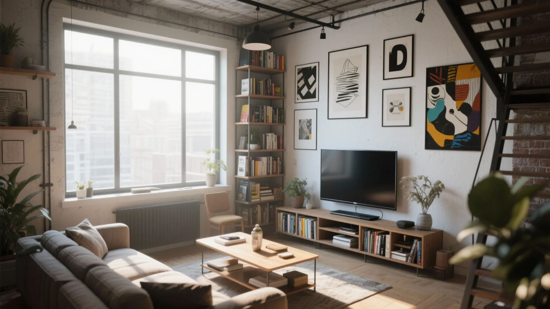 Under-Window TV Setup