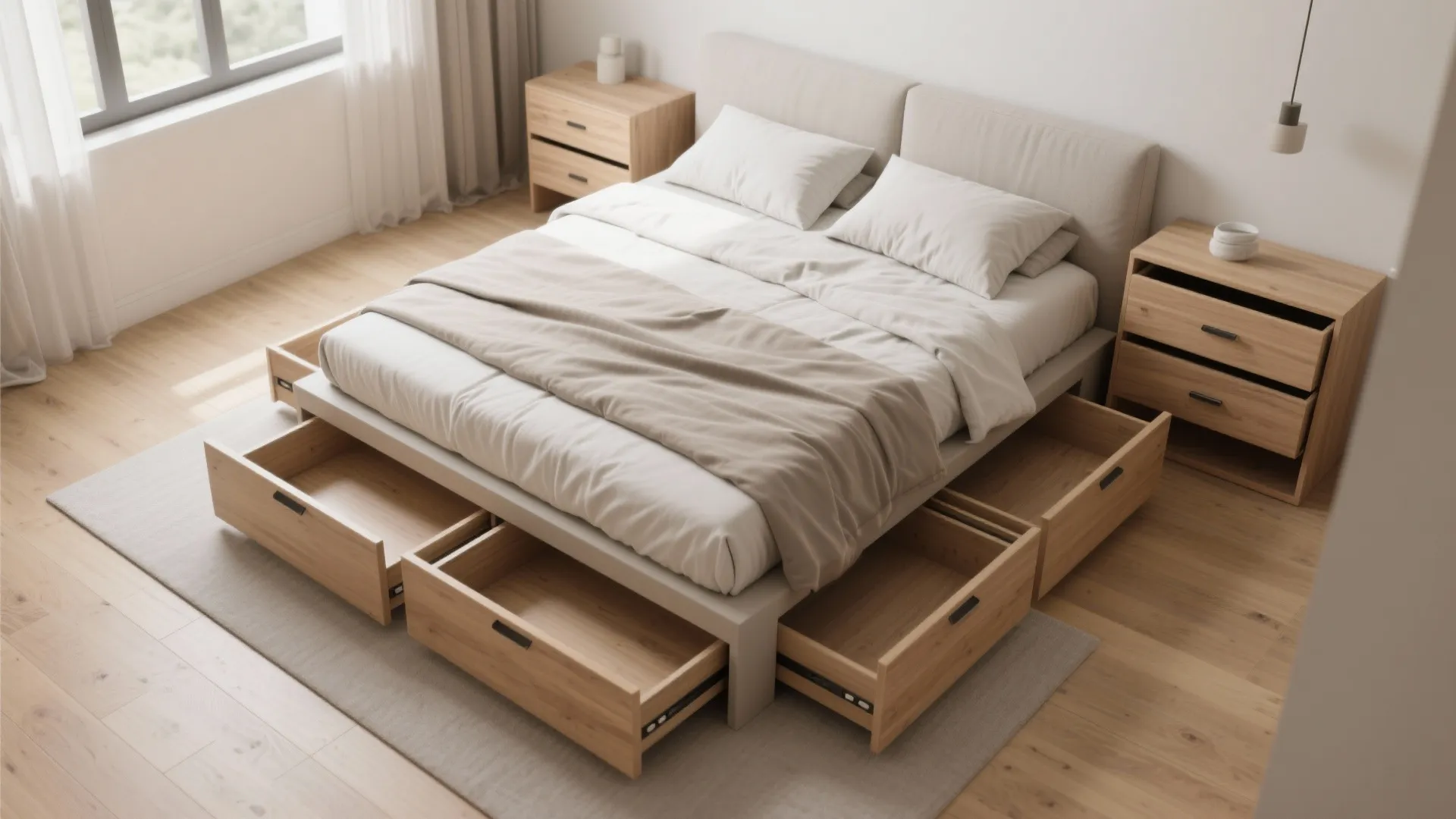 5) Trade the Dresser: Under-Bed Storage That Works