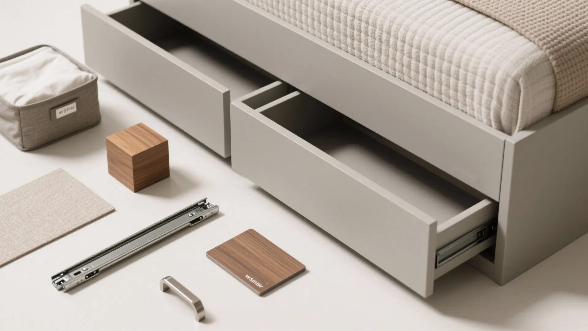 Under-Bed Storage: Drawers, Lift-Up Frames, and Narrow Baseboards