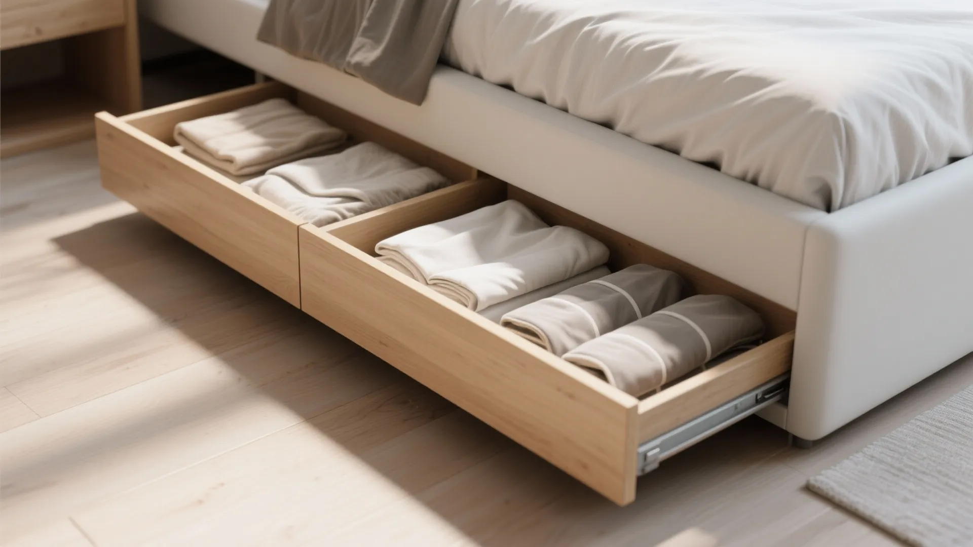 4. Under-Bed Storage Drawers