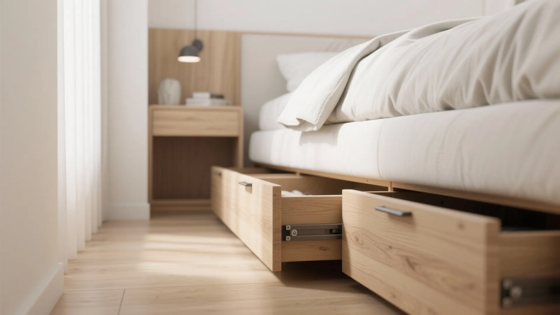 1. Built-in Storage Under the Bed