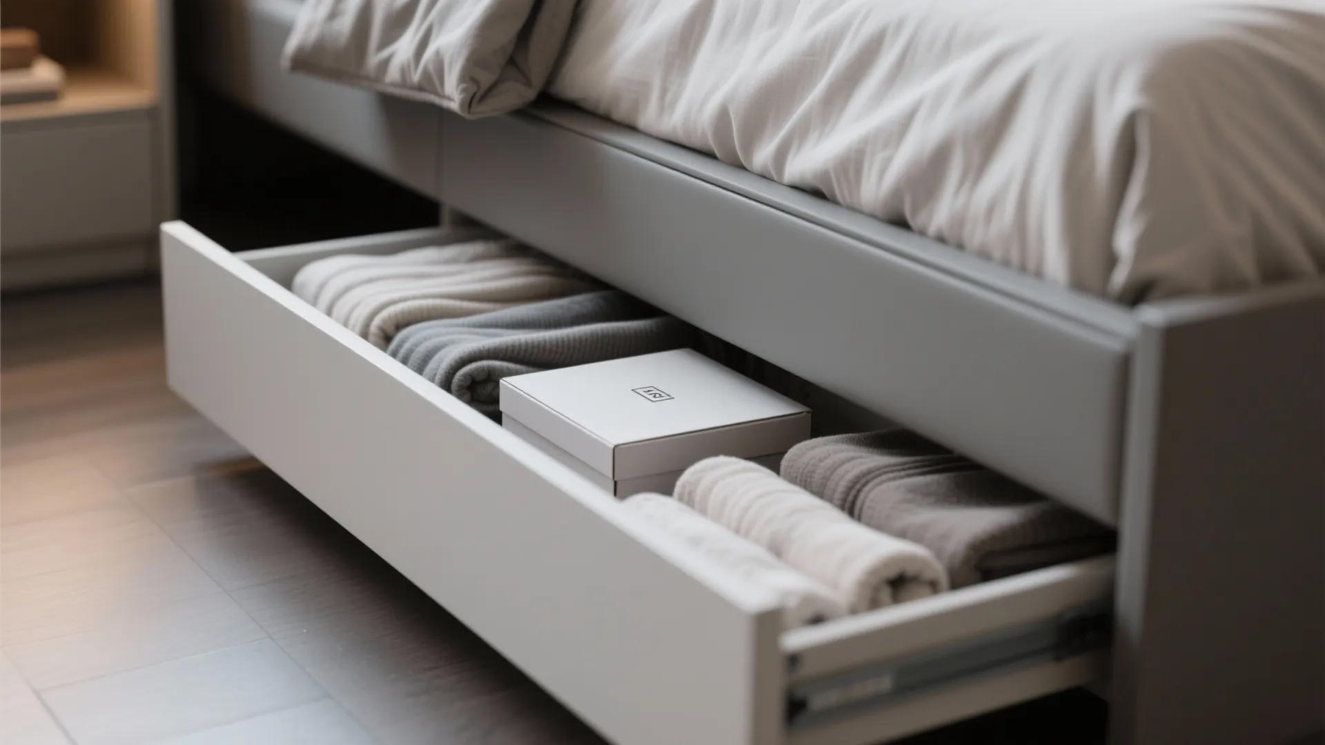 9. Hidden Under-Bed Storage