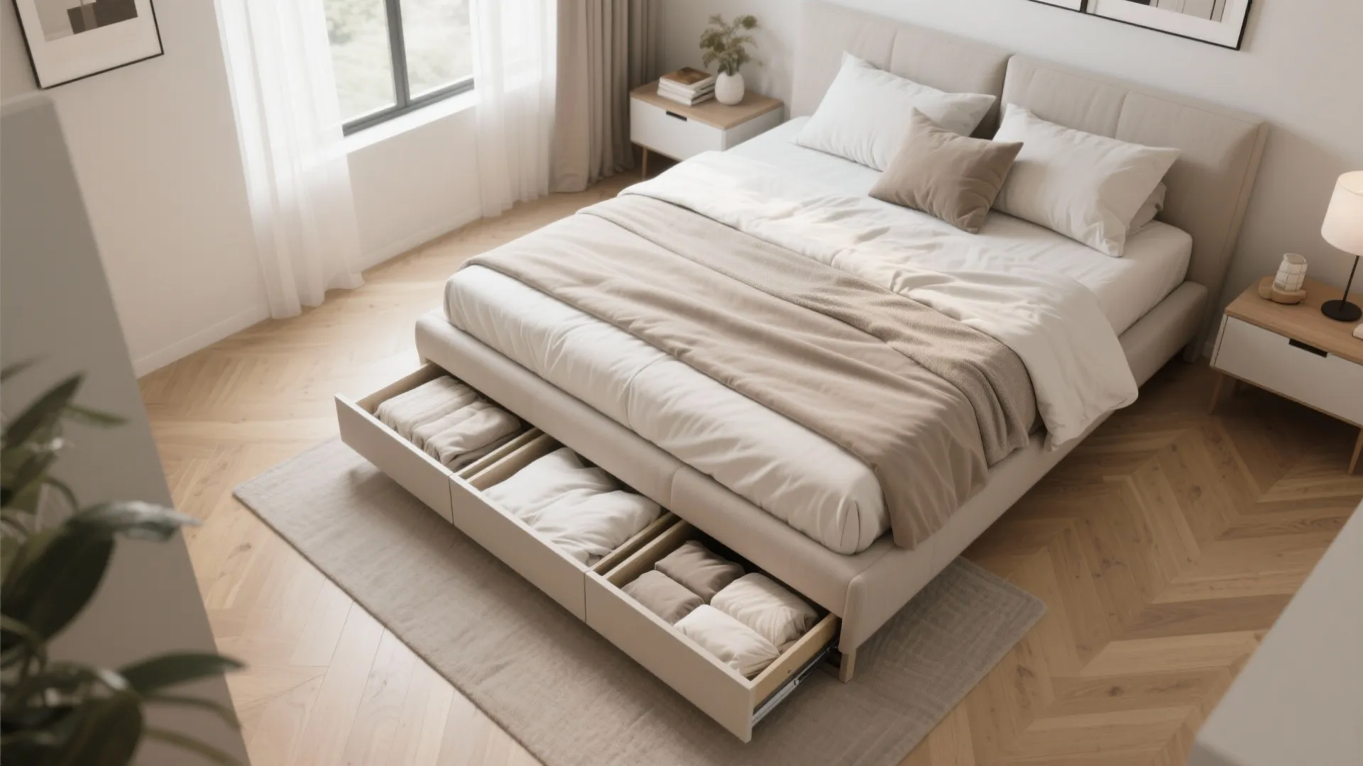 3. Under-bed Storage Drawers
