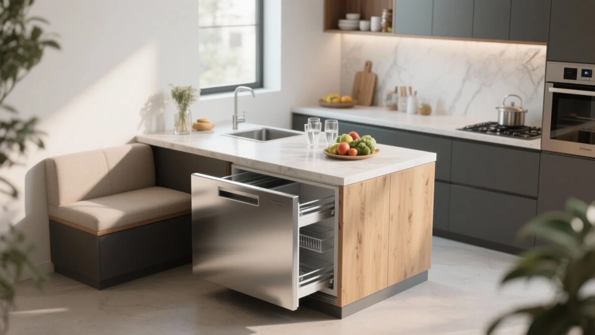 2. Under-counter and drawer fridges for studio living